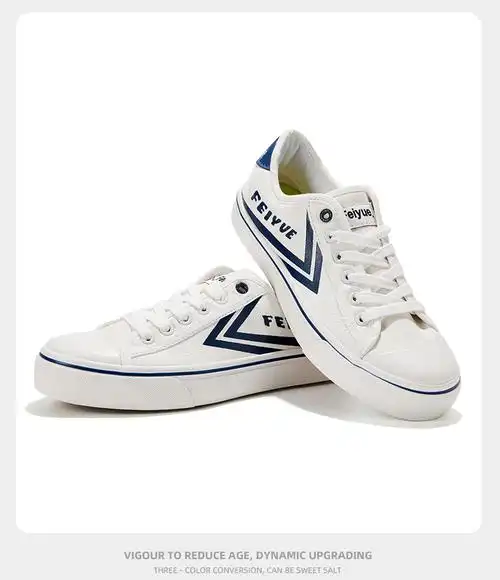 飞跃男鞋帆布鞋男新款潮流百搭休闲鞋子男运动鞋低帮小白鞋官方旗舰