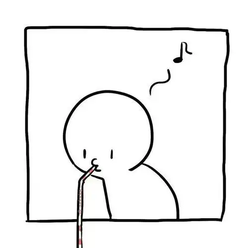 简笔画小人三人情头