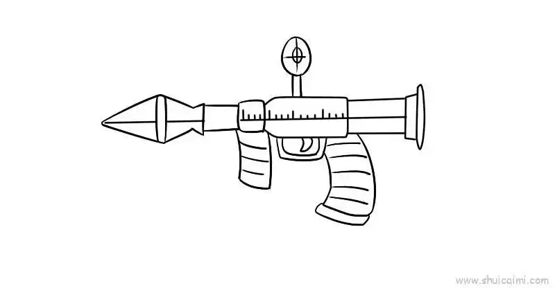 火箭筒教程儿童画怎么画火箭筒教程简笔画图片大全