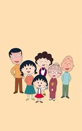 创意全家福壁纸 动画 动漫齐相聚,相约月圆中秋合家欢