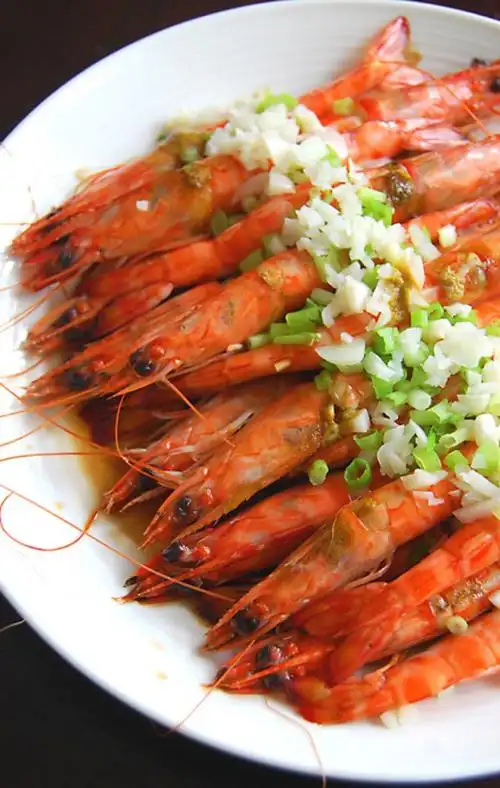 蒜蓉蒸虾