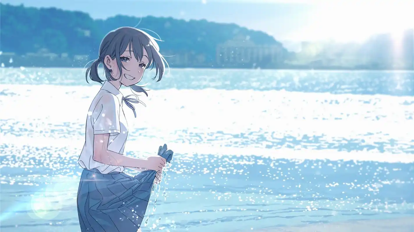 高清动漫美女桌面电脑壁纸