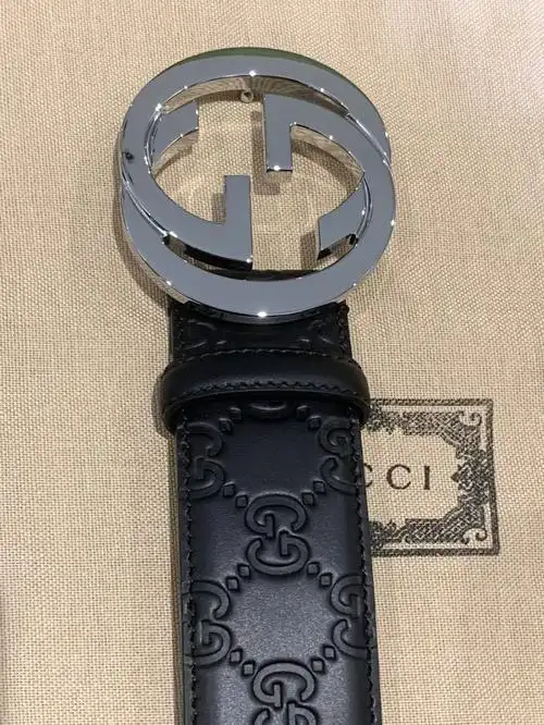 gucci压花男士腰带