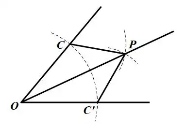 用直尺和圆规作一个角的角平分线,其正确的依据是(() ()) a.