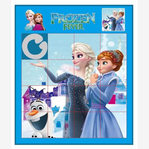 卡通移动拼图宇宙超人滑动益智华容道玩具立体迷盘大号拼板16宫格