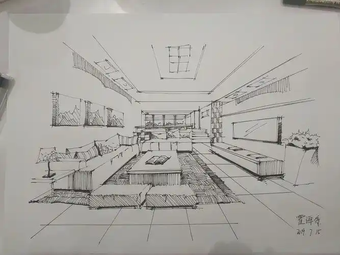 室内手绘效果图