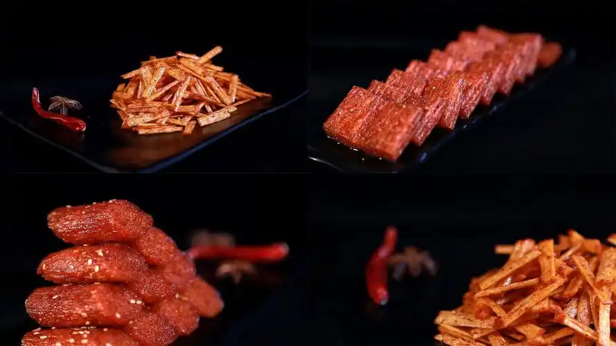 面精食品网红零食辣条_视频素材包下载(编号:4494030)_实拍视频_vj师