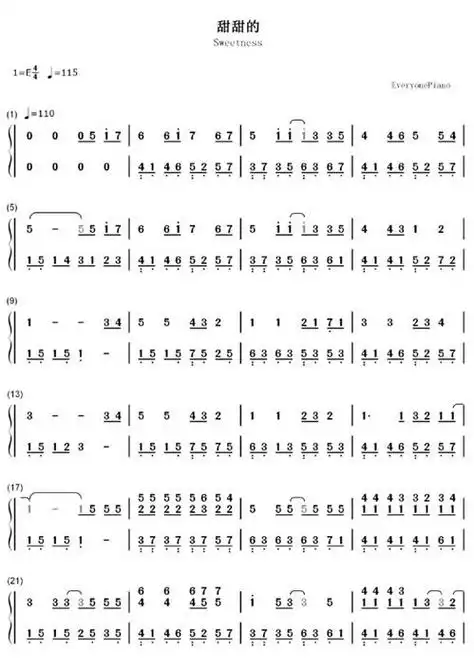 周杰伦简谱(周杰伦简谱钢琴)_竞价网