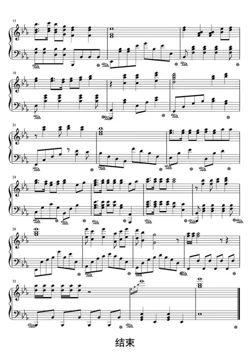 杰克奥特曼主题曲钢琴谱