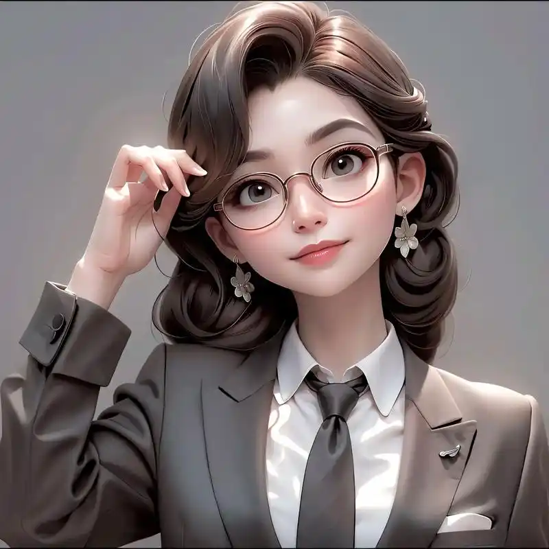 职业头像,西装眼镜款.#职业装 #又美又飒 #职业头像 #高 - 抖音