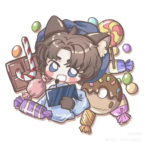 糖果超甜_山河令q版张哲瀚绘画作品