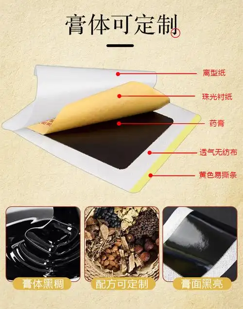膏药贴腰间盘突出黑膏药颈椎贴筋骨膝盖关节肩颈贴实力大工厂源头