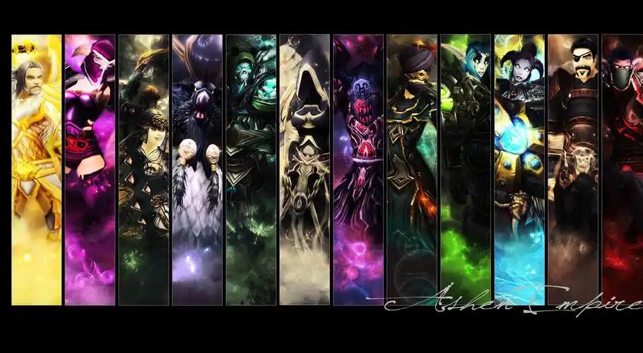 魔兽世界全职业图片