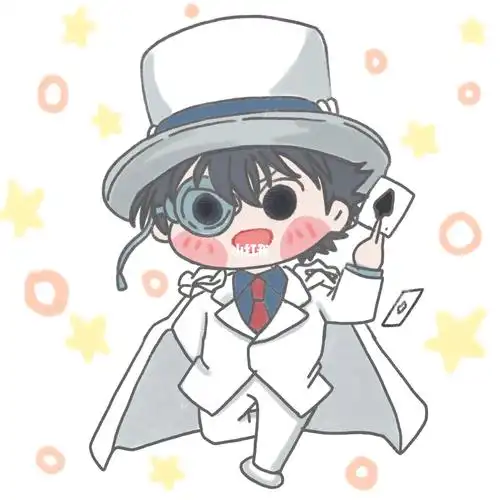 代画#q版#头像#怪盗基德