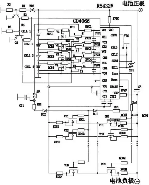 一种新型大电流可充电锂电池保护板电路