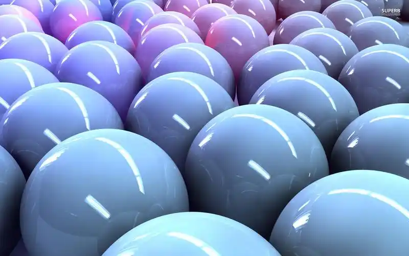 3d圆球高清桌面壁纸