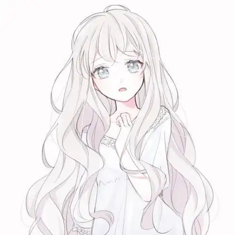 简笔画二次元少女动漫卡通动漫女生图片简笔画图片大全在水里的动漫