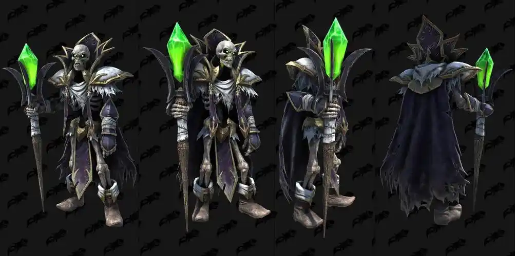 魔兽争霸3重制版不死族模型女死亡骑士登场