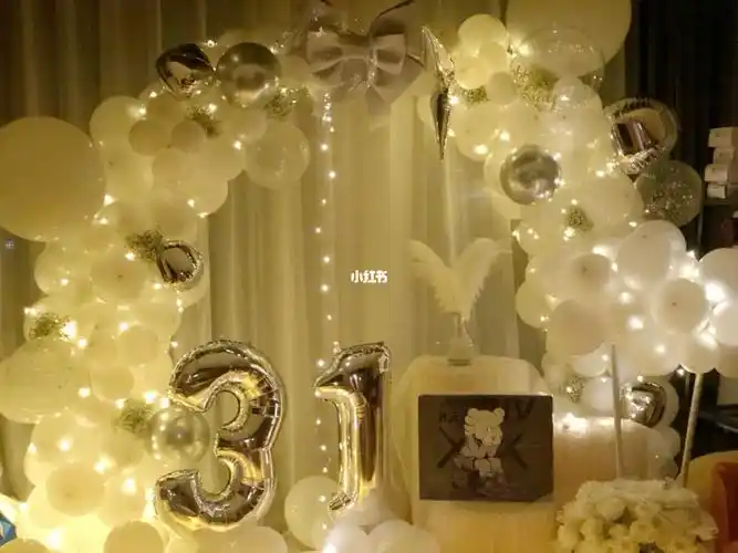 客厅版小型生日布置