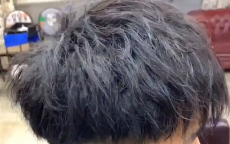 【男生发型】钢夹烫 烫发根蓬松 免打理小风吹干打发拉即可男神钢夹烫