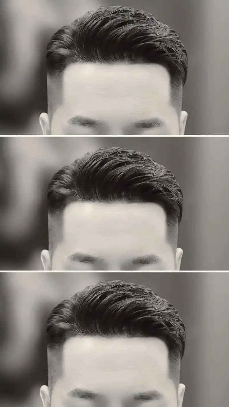港风侧背头 #男生发型 #男士 - 抖音