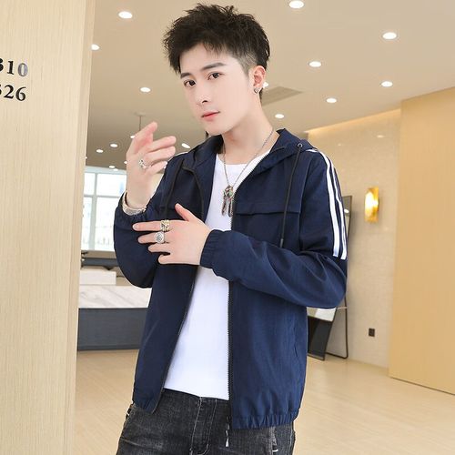 专帅时尚春秋款夹克男13学生14岁15外套16岁男孩18-21-25-28青年新款