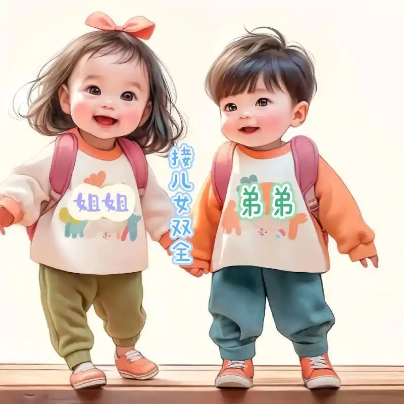 天赐好孕 儿女双全头像.愿每位宝妈都可以儿女双全,幸福连连. - 抖音