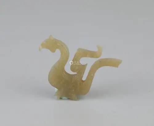 6868lot027668战国玉凤鸟