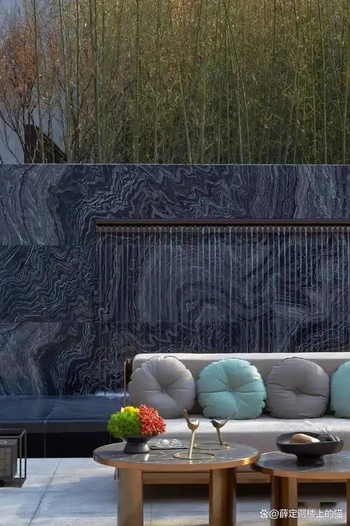 别墅庭院如何设计石材景墙,这几款可以参考