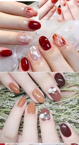 美甲店专用咖啡巧克力焦糖色系甲油胶蔻丹qq芭比可卸光疗指甲油胶