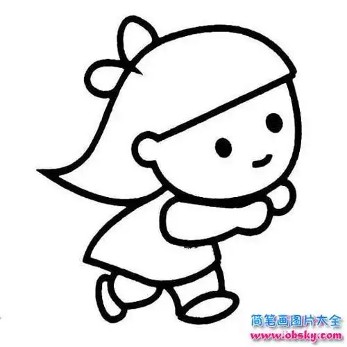 学会了的小朋友可以点击简笔画人物跟皮皮老师学习更多可爱的人物简笔