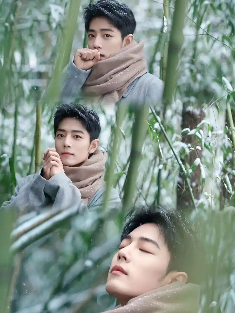 肖战冬至竹林大片 xz