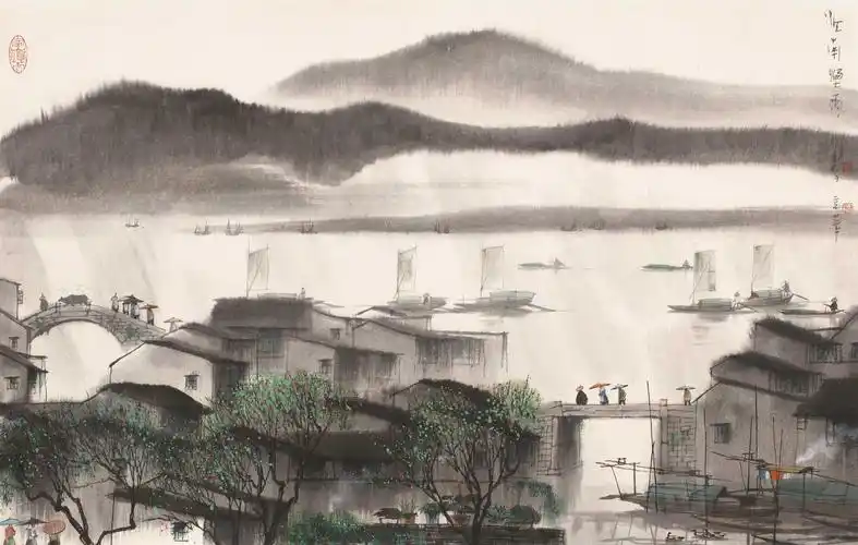 杨明义 江南烟雨