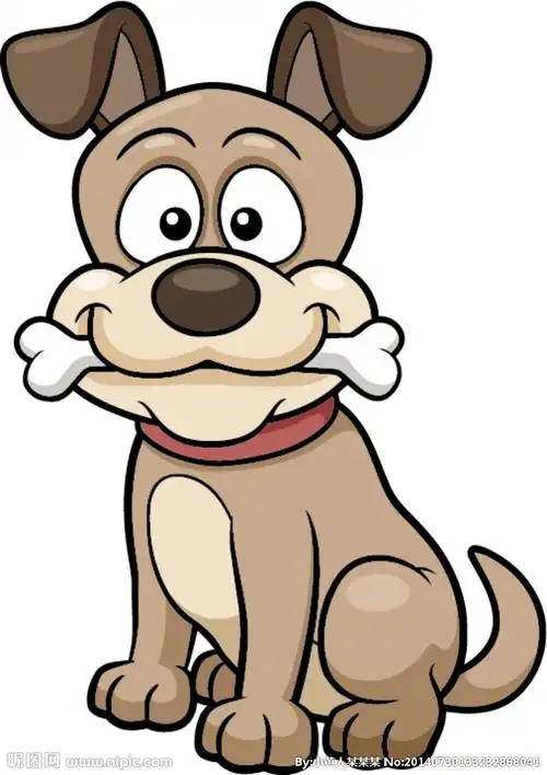 卡通小狗设计图__动漫人物_动漫动画_设计图库_昵图网nipic.com