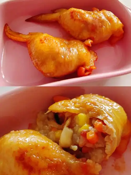 台湾小吃鸡翅包饭超简单做法02