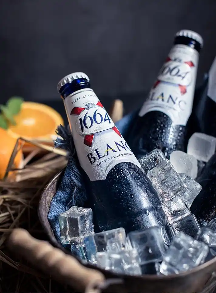 法国进口凯旋1664啤酒白啤桃红玫瑰rose百香果树莓黄啤果啤8口味 6瓶