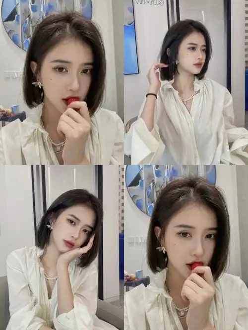 不剪不知道多好看 这款发型适合圆脸,方脸,椭圆脸,鹅蛋脸,瓜子脸