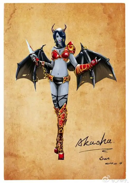 我画图你猜dota2痛苦女王阿卡莎