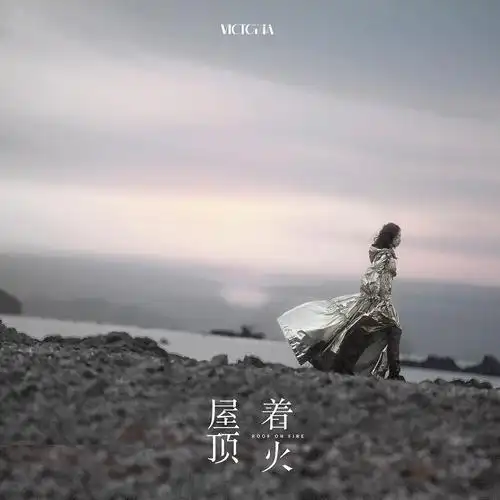 宋茜 屋顶着火 单曲&mv封面海报 - 原创作品 - 站酷(zcool)