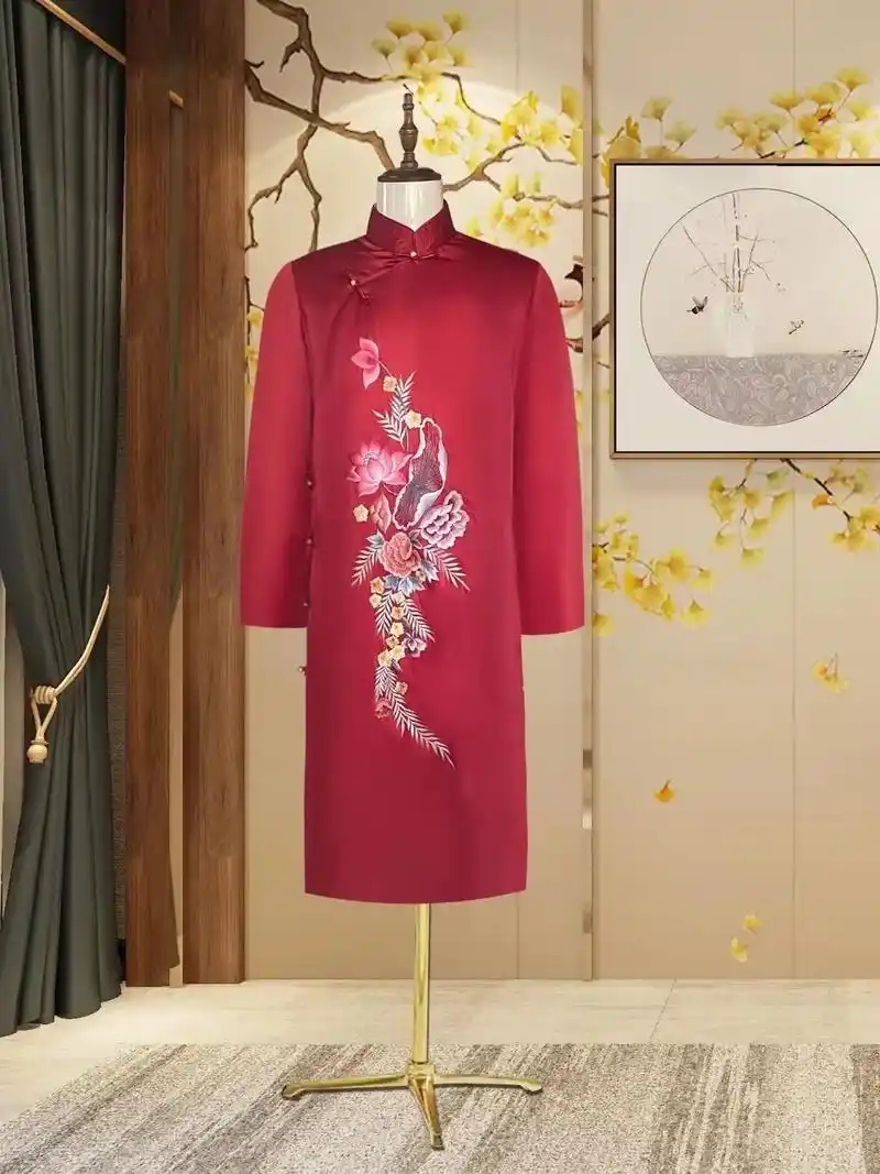 寿衣文化—旗袍系列.#寿衣  寿衣是礼服 不可马虎 - 抖音