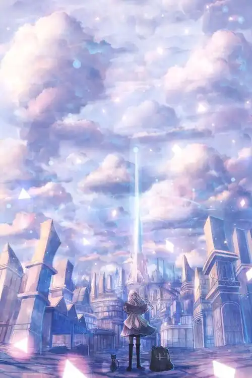 空灵意境版精美动漫插画图集!飞流直下三千尺,疑是银河落九天