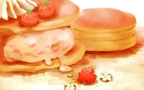 可爱卡通点心高清桌面壁纸