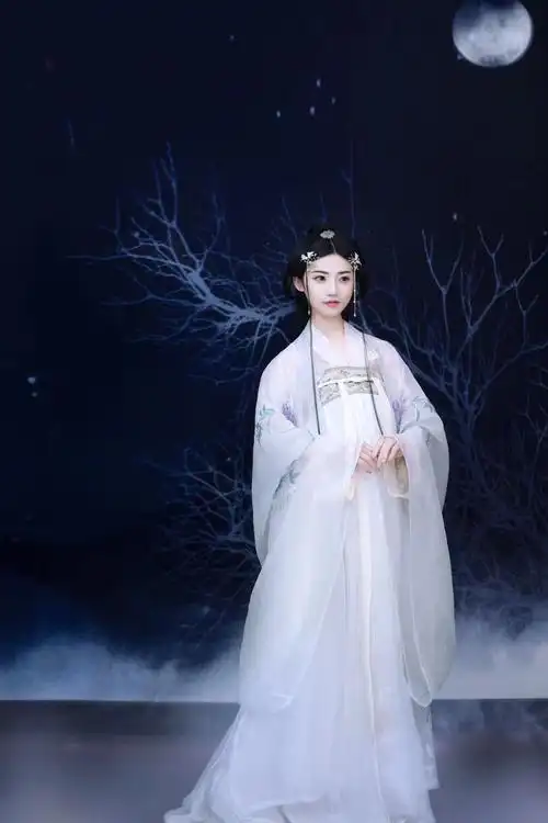 传统汉服女古装大袖衫齐胸襦裙广袖流仙裙日常改良魏晋风清新淡雅