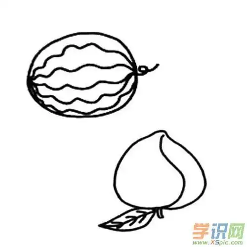 幼儿水果简笔画简单图片