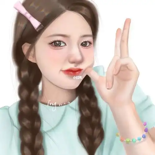 赵露思太可爱啦#画画  #手绘头像  #头像约稿  #赵露思  #宝藏女孩