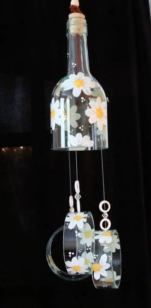啤酒瓶手工制作,啤酒瓶diy风铃