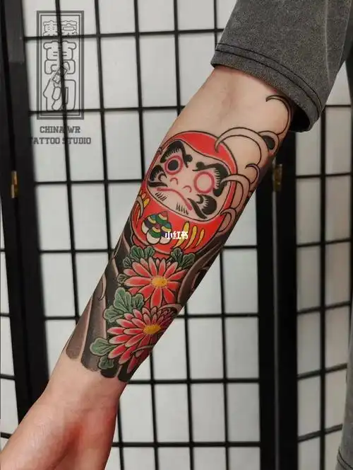 我的纹身分享  #深圳纹身  #菊花  #花臂