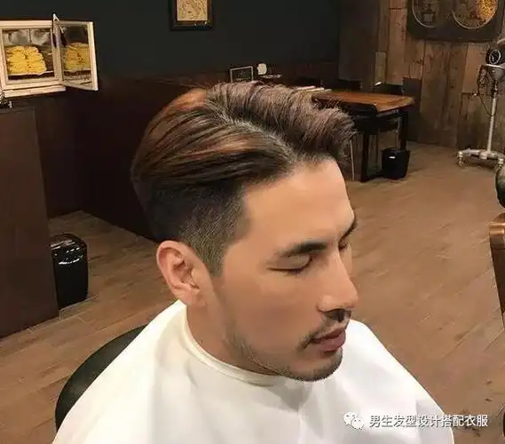 2018潮流男生短发发型大背头偏分头油