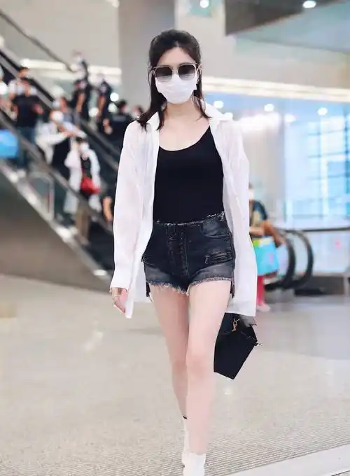 江疏影身材真好!