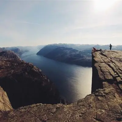 壮观的风景头像挪威峡湾自然风景图片